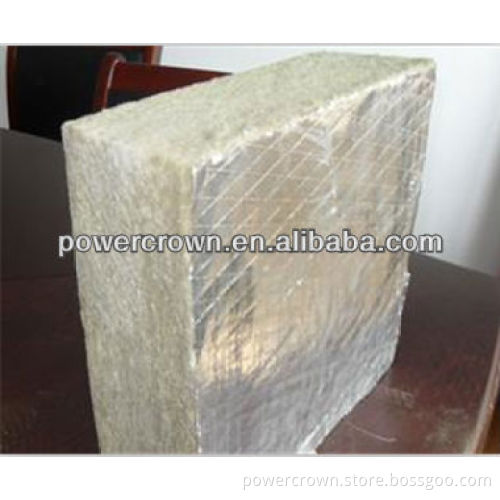 aluminum foil rock wool board heat insulation rock wool fiber board